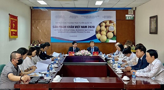 Giao thương trực tuyến quốc tế đầu tiên về sản phẩm nhãn Việt Nam